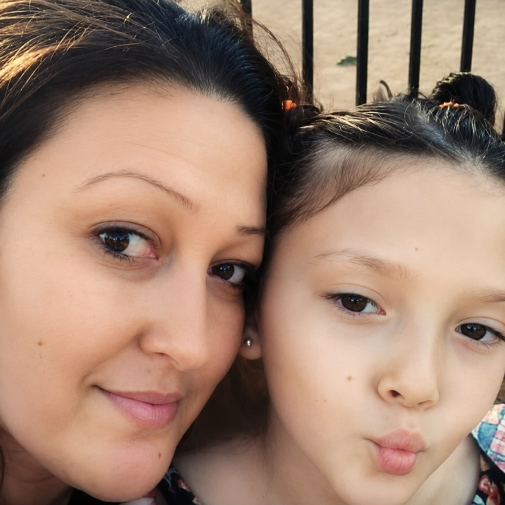Andrea y Su hija